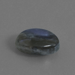 Labradorite bleue naturelle coupe ovale, 4,53 ct, translucide