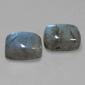 Achetez naturel ct bleue labradorite gems, coupe coussin, en provenance madagascar chez gemselect. en stock, livraison internationale!