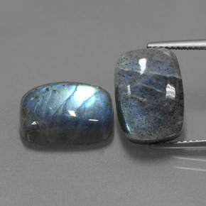 Achetez naturel ct bleue labradorite gems, coupe coussin, en provenance madagascar chez gemselect. en stock, livraison internationale!