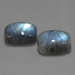 Achetez naturel ct bleue labradorite gems, coupe coussin, en provenance madagascar chez gemselect. en stock, livraison internationale!