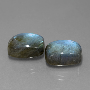 Achetez naturel ct bleue labradorite gems, coupe coussin, en provenance madagascar chez gemselect. en stock, livraison internationale!