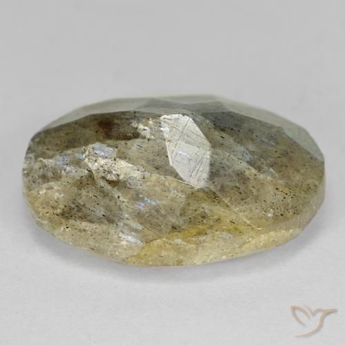 Labradorite Multicolore naturelle ovale, 11.84 ct, Translucide