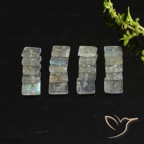 Shop natural 6.37ct Multicolore Labradorite gems, Carré, from Madagascar at GemSelect. In stock, global shipping!