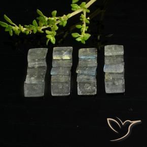 Shop natural 6.24ct Multicolore Labradorite gems, Carré, from Madagascar at GemSelect. In stock, global shipping!