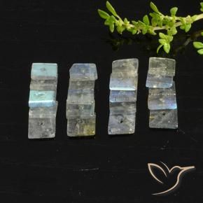 Shop natural 6.89ct Multicolore Labradorite gems, Carré, from Madagascar at GemSelect. In stock, global shipping!