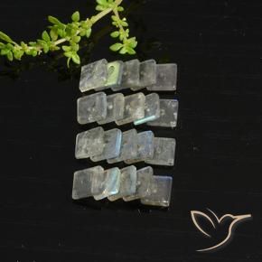 Shop natural 7.99ct Multicolore Labradorite gems, Carré, from Madagascar at GemSelect. In stock, global shipping!