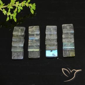 Shop natural 7.99ct Multicolore Labradorite gems, Carré, from Madagascar at GemSelect. In stock, global shipping!