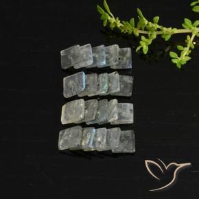 Shop natural 6.64ct Multicolore Labradorite gems, Carré, from Madagascar at GemSelect. In stock, global shipping!
