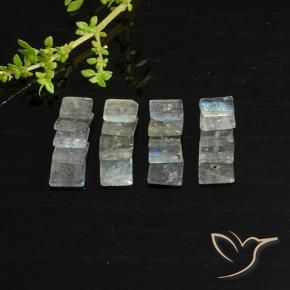 Shop natural 6.64ct Multicolore Labradorite gems, Carré, from Madagascar at GemSelect. In stock, global shipping!