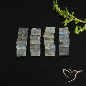Shop natural 7.61ct Multicolore Labradorite gems, Carré, from Madagascar at GemSelect. In stock, global shipping!