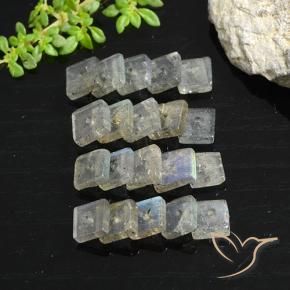 Shop natural 9.46ct Multicolore Labradorite gems, Carré, from Madagascar at GemSelect. In stock, global shipping!