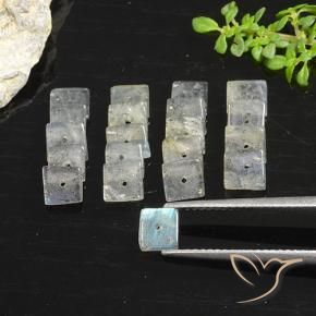 Shop natural 7.48ct Multicolore Labradorite gems, Carré, from Madagascar at GemSelect. In stock, global shipping!
