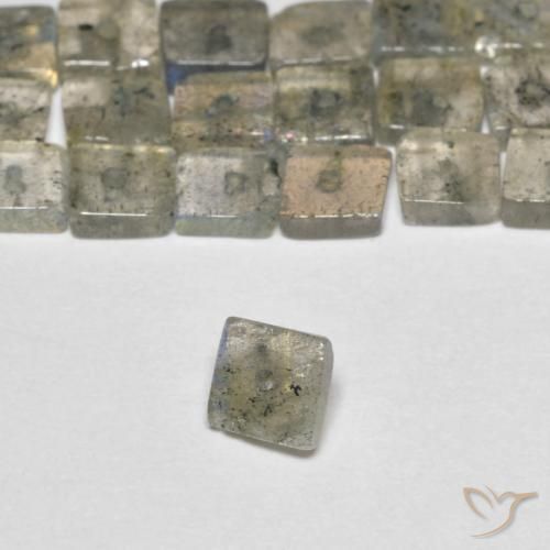 Shop natural 6.23ct Multicolore Labradorite gems, Carré, from Madagascar at GemSelect. In stock, global shipping!