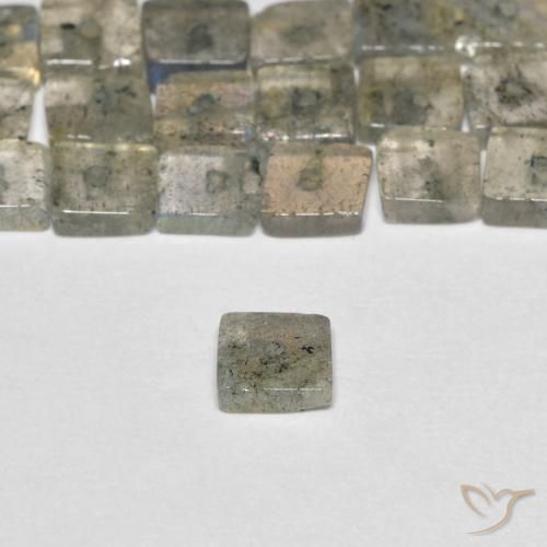 Shop natural 6.23ct Multicolore Labradorite gems, Carré, from Madagascar at GemSelect. In stock, global shipping!