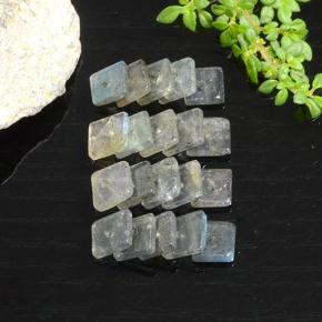 Achetez naturel 7,64ct multicolore labradorite gems, carré, en provenance madagascar chez gemselect. en stock, livraison internationale!