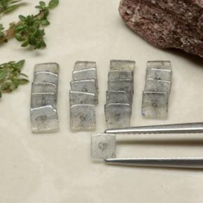 Achetez naturel 4,95ct multicolore labradorite gems, carré, en provenance madagascar chez gemselect. en stock, livraison internationale!