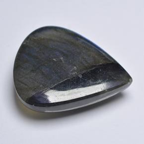 Labradorite Multicolore naturelle En forme de poire, 37.70 ct, Translucide