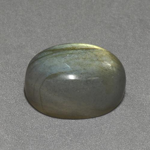 Labradorite Multicolore naturelle Coupe ovale, 10.83 ct, Translucide