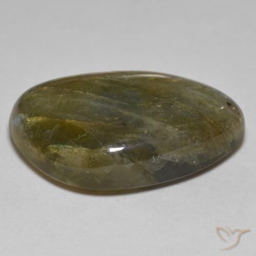 Labradorite multicolore naturelle forme fantaisie, 25,09 ct, opaque