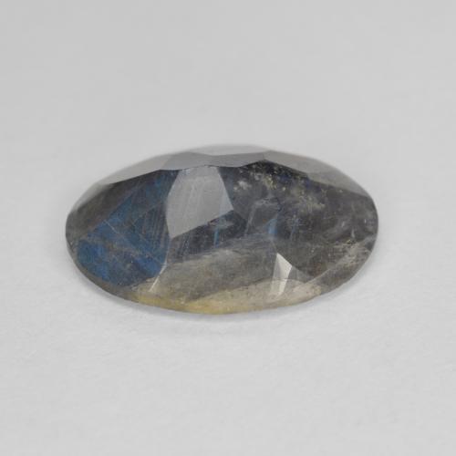 Labradorite Multicolore naturelle Coupe ovale, 3.84 ct, Translucide