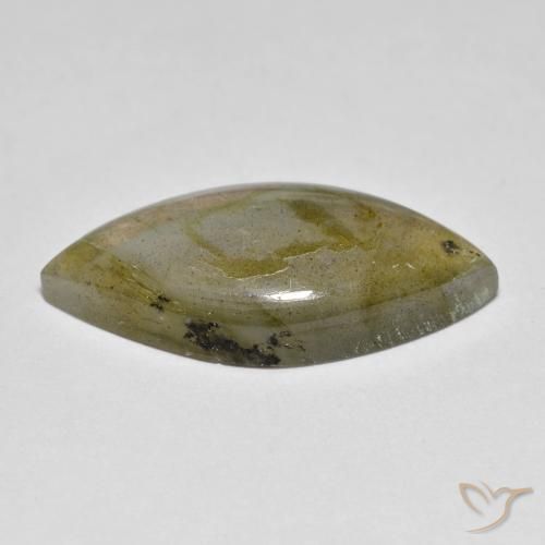 Labradorite Multicolore naturelle Marquise, 8.22 ct, Translucide