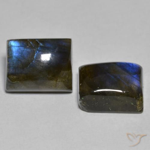Shop natural 11.38ct Multicolore Labradorite gems, Baquette, from Madagascar at GemSelect. In stock, global shipping!
