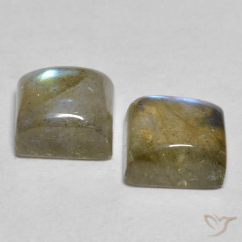 Shop natural 4.48ct Multicolore Labradorite gems, Carré, from Madagascar at GemSelect. In stock, global shipping!