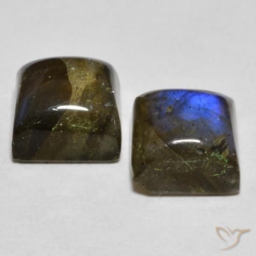 Shop natural 5.29ct Multicolore Labradorite gems, Carré, from Madagascar at GemSelect. In stock, global shipping!