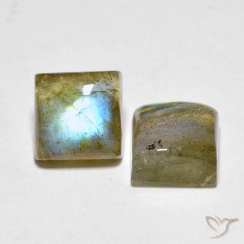 Shop natural 4.61ct Multicolore Labradorite gems, Carré, from Madagascar at GemSelect. In stock, global shipping!
