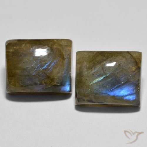 Shop natural 12.39ct Multicolore Labradorite gems, Baquette, from Madagascar at GemSelect. In stock, global shipping!