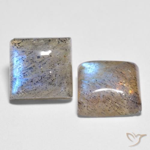 Shop natural 5.67ct Multicolore Labradorite gems, Carré, from Madagascar at GemSelect. In stock, global shipping!
