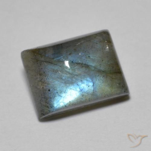 Labradorite Multicolore naturelle Baquette, 2.46 ct, Translucide