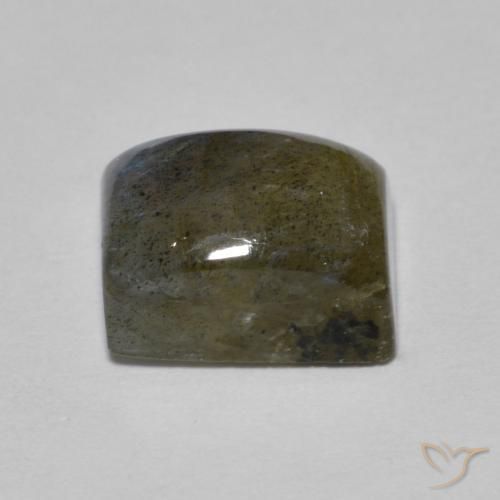 Labradorite Multicolore naturelle Baquette, 3.18 ct, Translucide