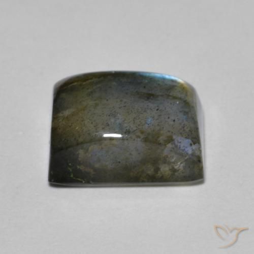 Labradorite Multicolore naturelle Baquette, 2.20 ct, Translucide