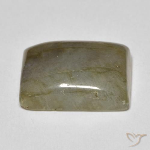 Labradorite Multicolore naturelle Baquette, 10.60 ct, Translucide
