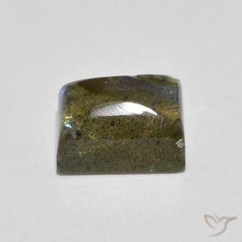 Labradorite Multicolore naturelle Baquette, 2.02 ct, Transparent