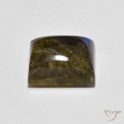 Labradorite Multicolore naturelle Baquette, 2.29 ct, Translucide
