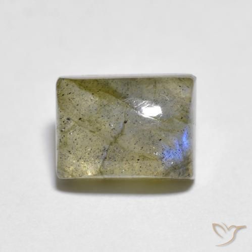 Labradorite Multicolore naturelle Baquette, 2.43 ct, Transparent