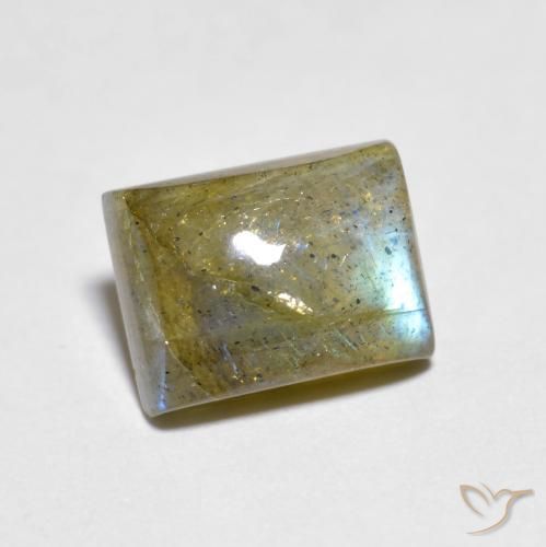 Labradorite Multicolore naturelle Baquette, 2.12 ct, Transparent