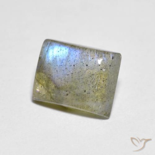 Labradorite Multicolore naturelle Baquette, 1.60 ct, Transparent