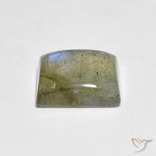 Labradorite Multicolore naturelle Baquette, 1.60 ct, Transparent