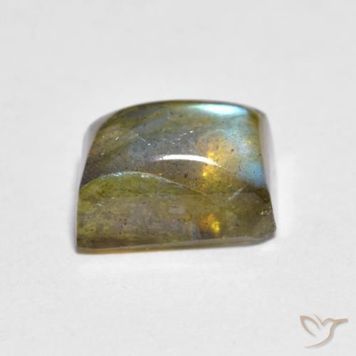 Labradorite Multicolore naturelle Baquette, 2.25 ct, Transparent