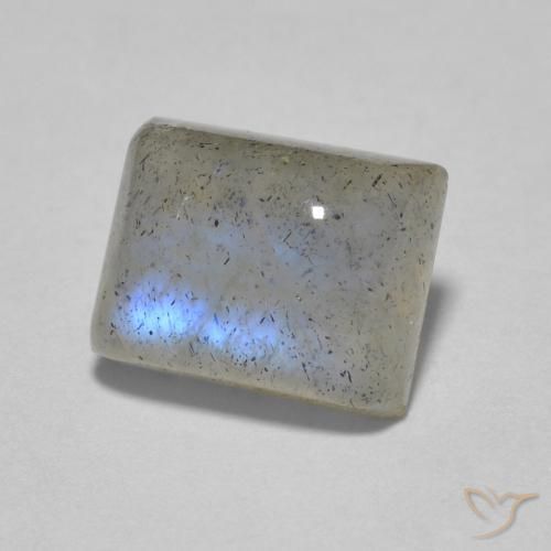 Labradorite Multicolore naturelle Baquette, 2.40 ct, Translucide