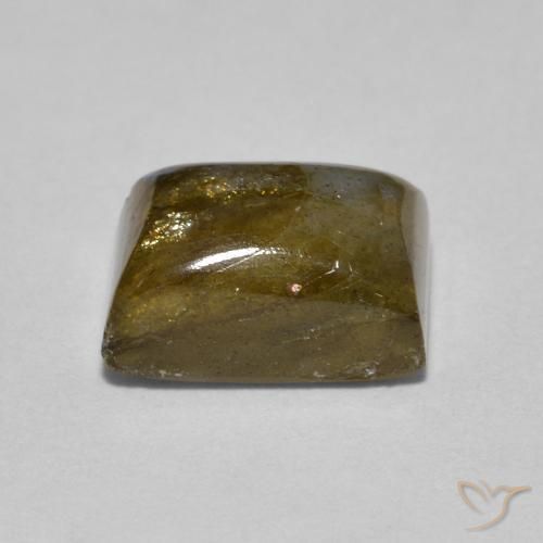 Labradorite Multicolore naturelle Baquette, 2.04 ct, Translucide