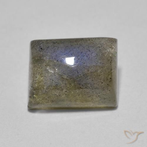 Labradorite Multicolore naturelle Baquette, 2.15 ct, Translucide