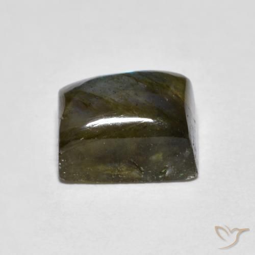 Labradorite Multicolore naturelle Baquette, 2.64 ct, Translucide