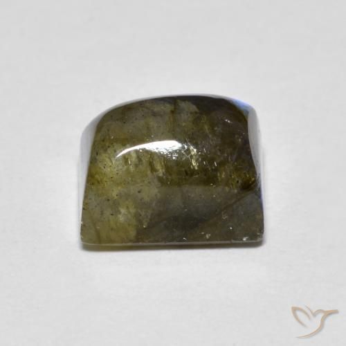 Labradorite Multicolore naturelle Baquette, 2.69 ct, Translucide