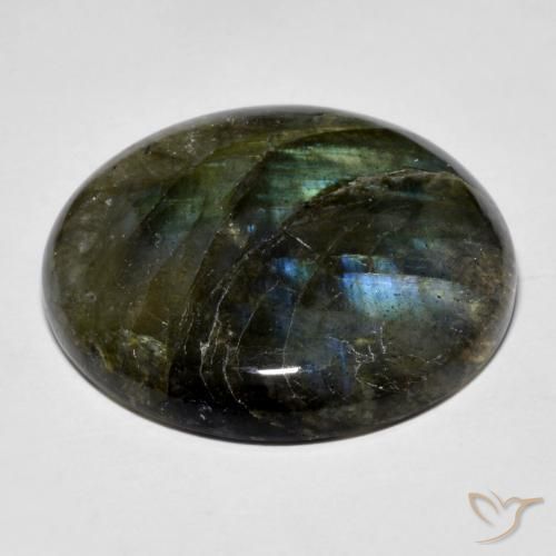Labradorite Multicolore naturelle Tour, 30.85 ct, Translucide