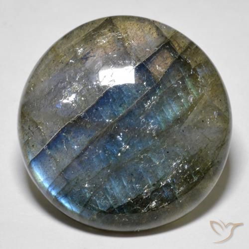 Labradorite Multicolore naturelle Tour, 34.78 ct, Translucide