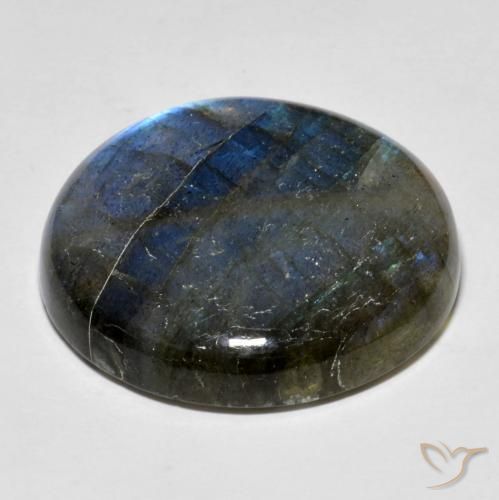 Labradorite Multicolore naturelle Tour, 34.78 ct, Translucide